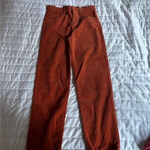 Rust Corduroy Pants